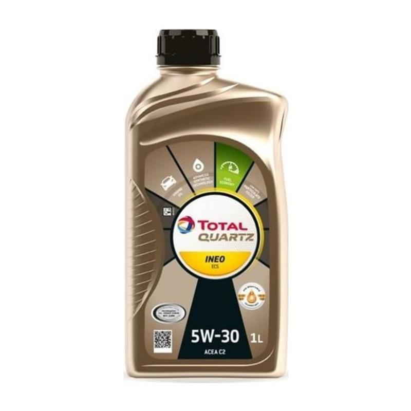 Aceite de motor sintético 5W30 1L - TotalEnergies Quartz INEO ECS