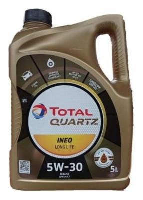 Aceite de motor sintético 5W30 5L - TotalEnergies Quartz INEO Long Life