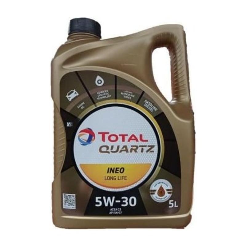 Aceite de motor sintético 5W30 5L - TotalEnergies Quartz INEO Long Life