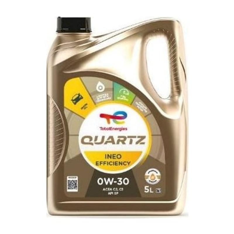 Aceite de motor sintético 0W30 5L - TotalEnergies Quartz INEO Efficiency
