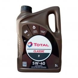 Aceite de motor sintético 5W40 5L - TotalEnergies Classic 9 A3/B4