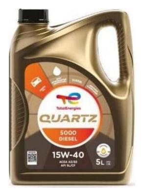 Aceite de motor mineral 15W40 5L - TotalEnergies Quartz 5000 D