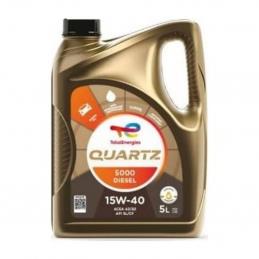 Aceite de motor mineral 15W40 5L - TotalEnergies Quartz 5000 D