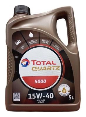 Aceite de motor mineral 15W40 5L - TotalEnergies Quartz 5000