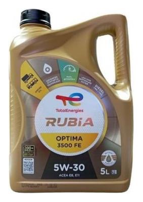 Aceite de motor sintético 5W30 5L - TotalEnergies Rubia Optima 3500 FE