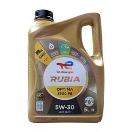Aceite de motor sintético 5W30 5L - TotalEnergies Rubia Optima 3500 FE