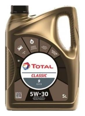 Aceite de motor sintético 5W30 5L - TotalEnergies Classic 9 C2/C3