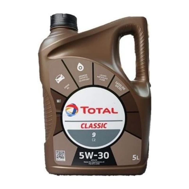 Aceite de motor sintético 5W30 5L - TotalEnergies Classic 9 C2