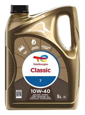 Aceite de motor semisintético 10W40 5L - TotalEnergies Classic 7