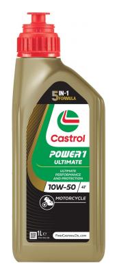 Aceite de moto 4 tiempos sintético 10W50 1L - Castrol Power1 Ultimate