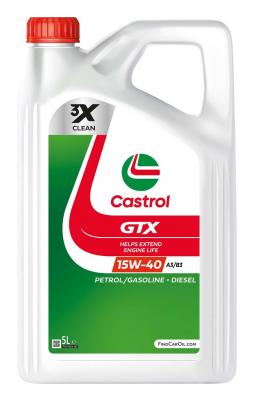 Aceite de motor mineral 15W40 5L - Castrol GTX A3/B3