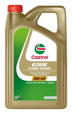 Aceite de motor sintético 5W40 5L - Castrol Edge Turbo Diesel