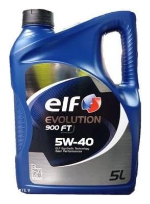 Aceite de motor sintético 5W40 5L - ELF Evolution 900 FT