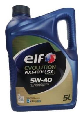 Aceite de motor sintético 5W40 5L - ELF Evolution Full-Tech LSX