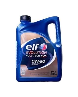 Aceite de motor sintético 0W30 5L - ELF Evolution FullTech FDX