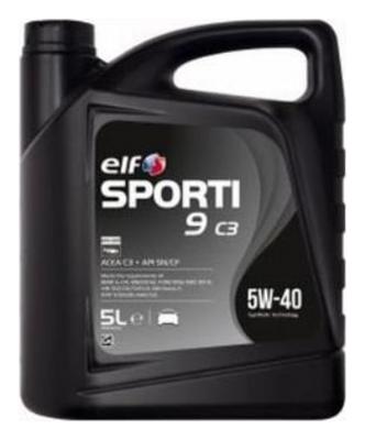 Aceite de motor sintético 5W40 5L - ELF Sporti 9 C3