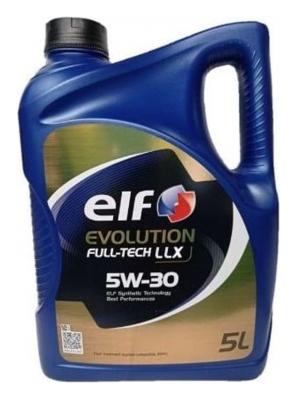 Aceite de motor sintético 5W30 5L - ELF Evolution Full-Tech LLX
