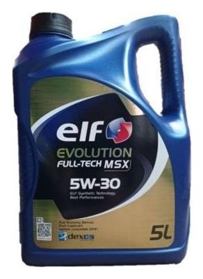 Aceite de motor sintético 5W30 5L - ELF Evolution Full-Tech MSX