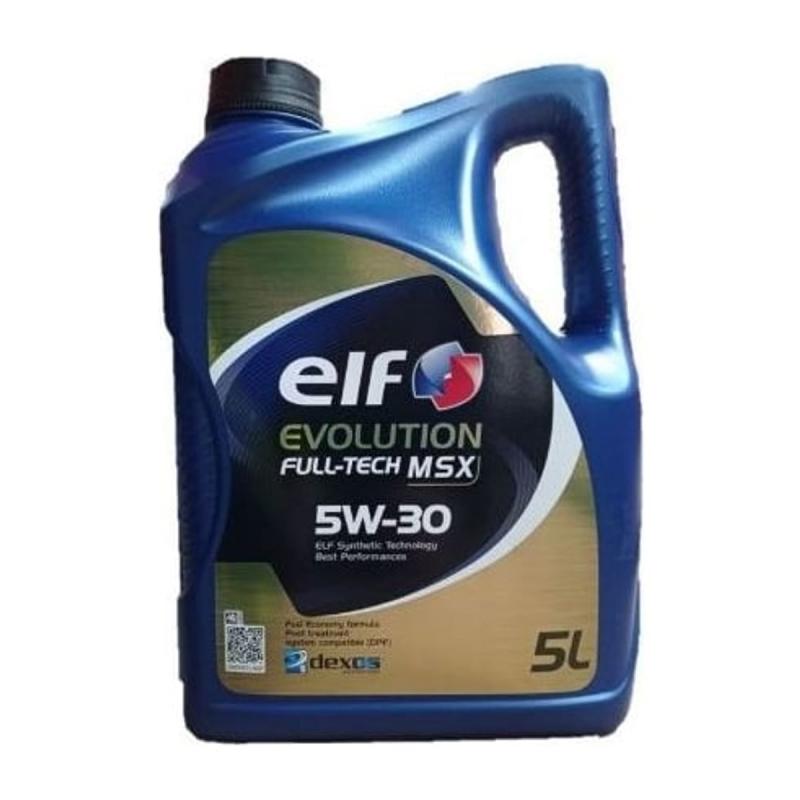 Aceite de motor sintético 5W30 5L - ELF Evolution Full-Tech MSX