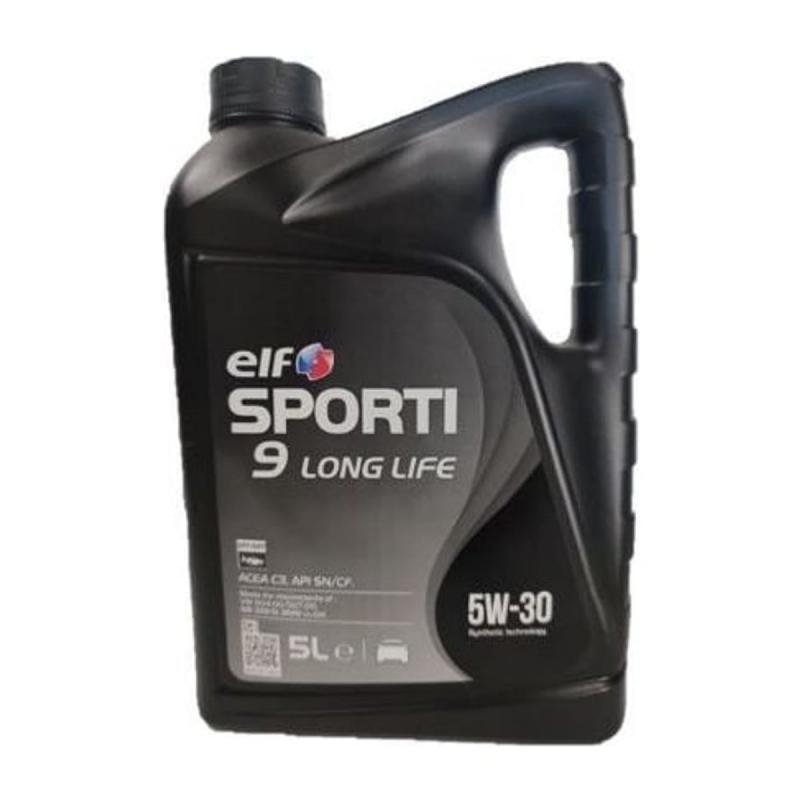 Aceite de motor sintético 5W30 5L - ELF Sporti 9 Long Life 504/507