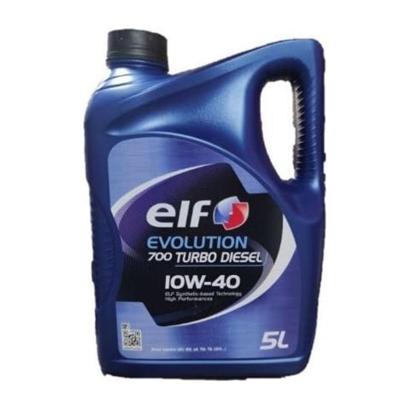Aceite de motor semisintético 10W40 5L - ELF Evolution 700 Turbo Diesel
