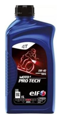 Aceite de moto 4 tiempos sintético 5W40 1L - ELF Moto 4 Pro Tech