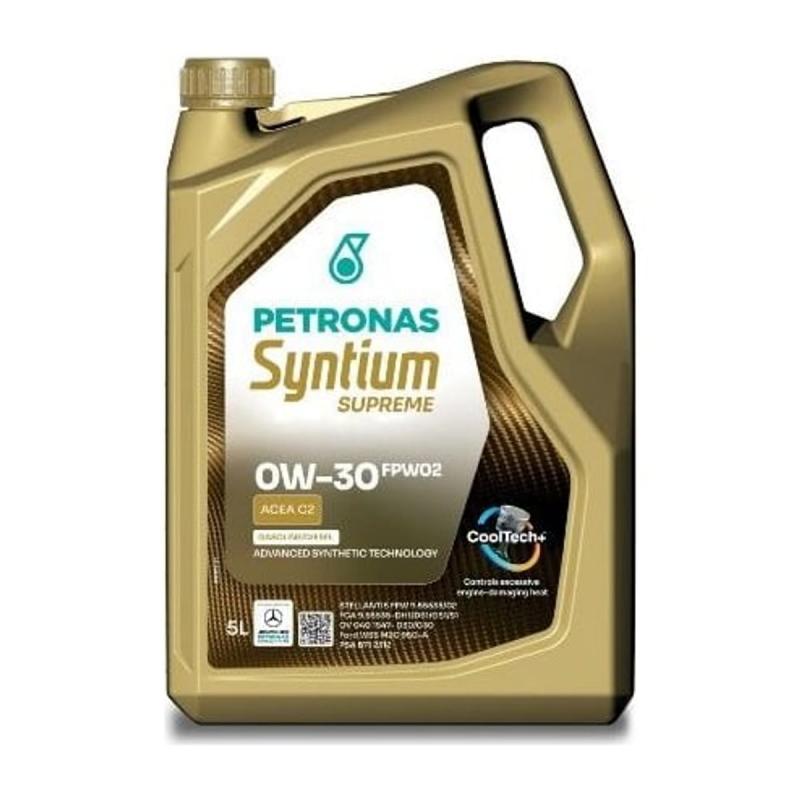 Aceite de motor sintético 0W30 5L - Petronas Syntium Supreme FPW02