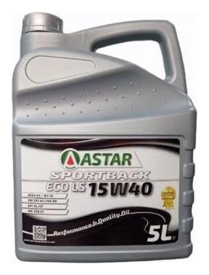 Aceite de motor mineral 15W40 5L - Astar Sportback ECO SL