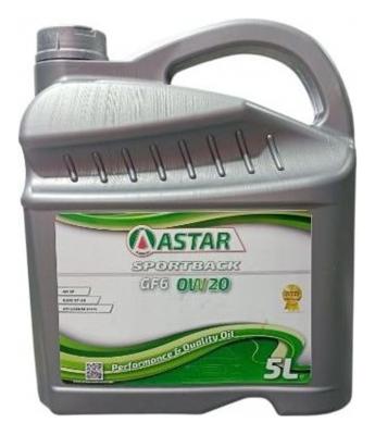 Aceite de motor sintético 0W20 5L - Astar Sportback GF6