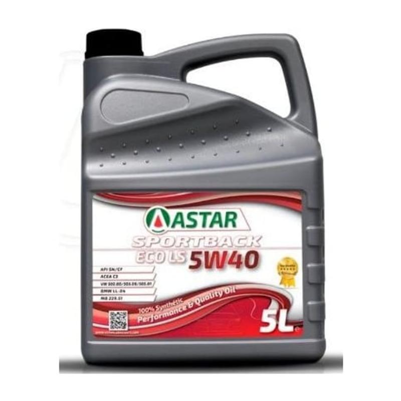 Aceite de motor sintético 5W40 5L - Astar Sportback Eco LS C3