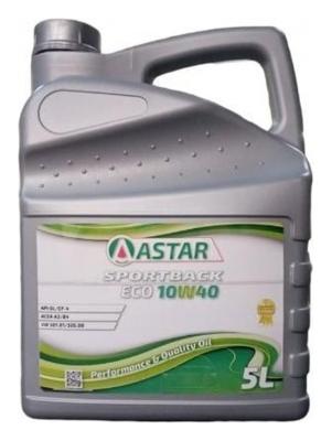 Aceite de motor semisintético 10W40 5L - Astar Sportback Eco