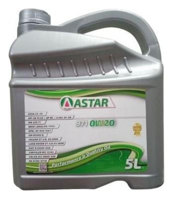 Aceite de motor sintético 0W20 5L - Astar Sportback 971