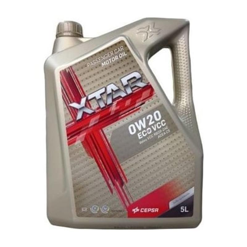 Aceite de motor sintético 0W20 5L - Cepsa Xtar 0W20 Eco VCC