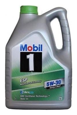 Aceite de motor sintético 5W30 5L - Mobil 1 ESP