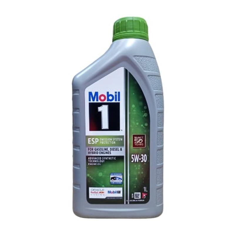 Aceite de motor sintético 5W30 1L - Mobil 1 ESP