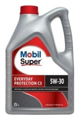 Aceite de motor sintético 5W30 5L - Mobil Super Everyday Protection C3