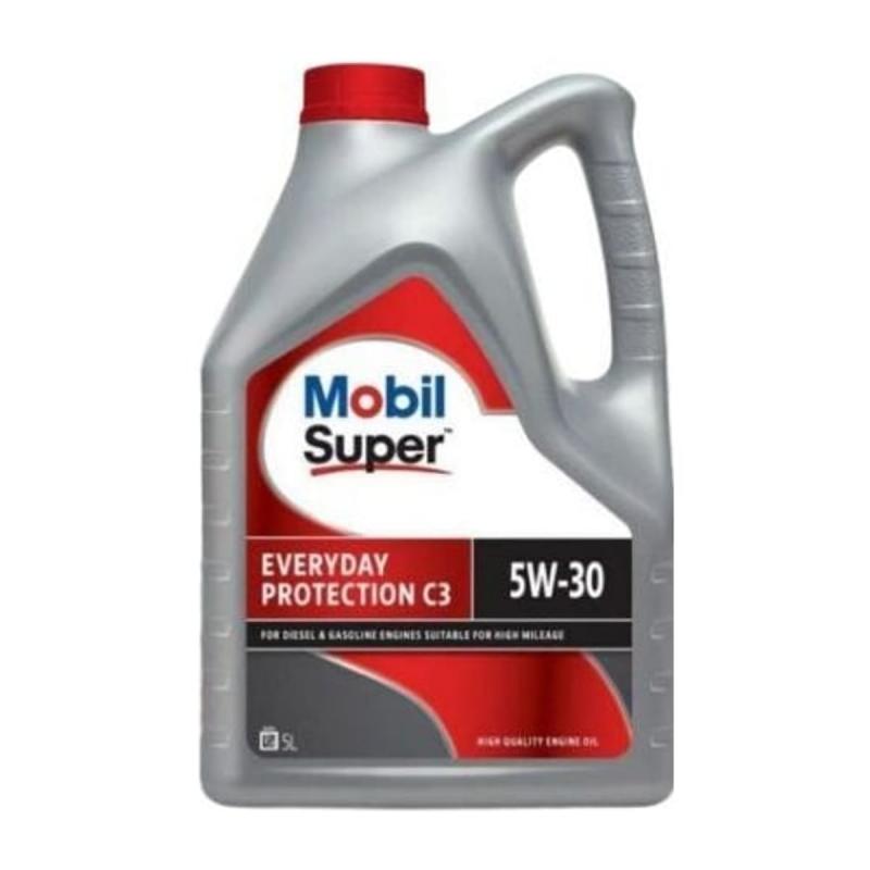 Aceite de motor sintético 5W30 5L - Mobil Super Everyday Protection C3