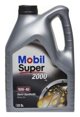 Aceite de motor semisintético 10W40 5L - Mobil Super 2000 X1