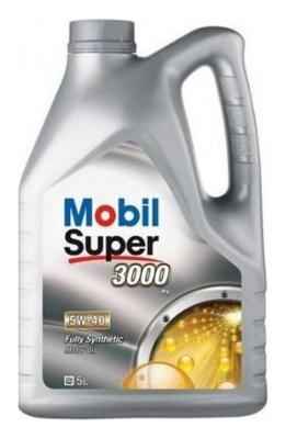Aceite de motor sintético 5W40 5L - Mobil Super 3000 X1