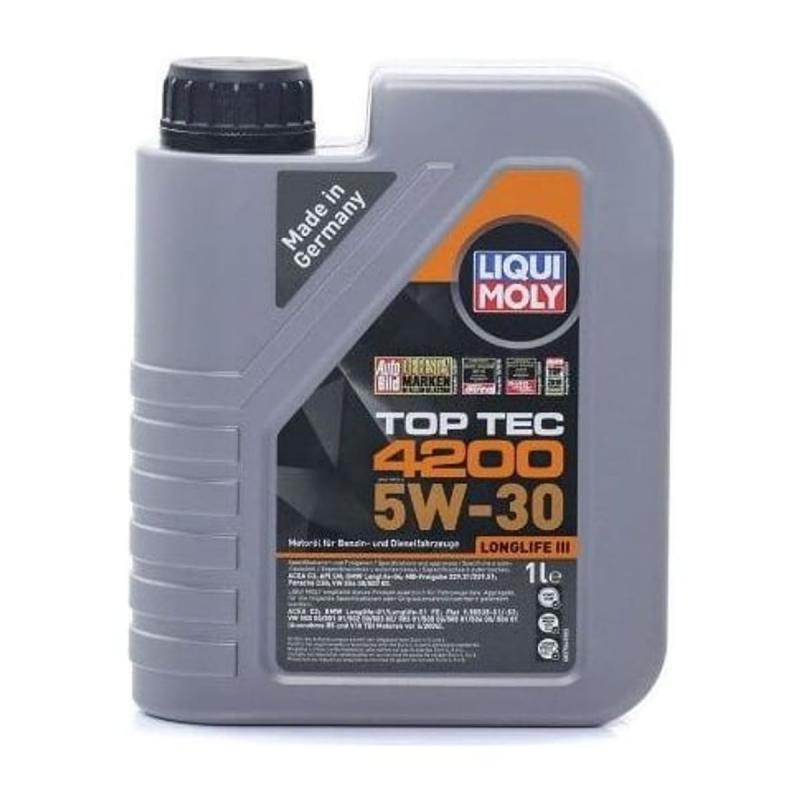 Aceite de motor sintético 5W30 1L - Liqui Moly Top Tec 4200
