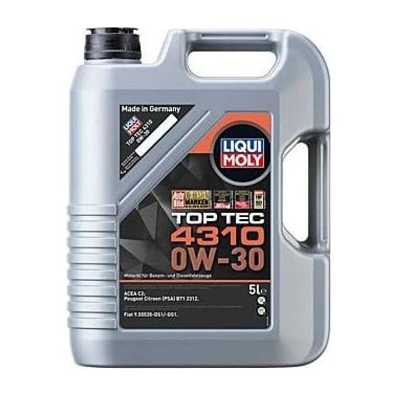 Aceite de motor sintético 0W30 5L - Liqui Moly Top Tec 4310
