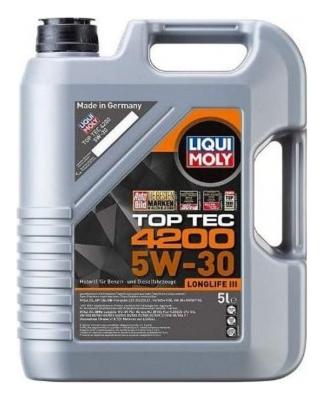 Aceite de motor sintético 5W30 5L - Liqui Moly Top Tec 4200 New Gen