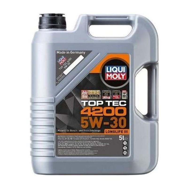 Aceite de motor sintético 5W30 5L - Liqui Moly Top Tec 4200 New Gen