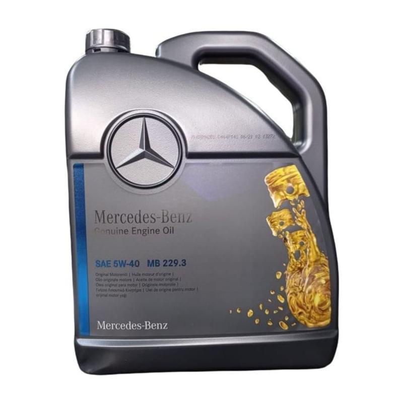 Aceite de motor sintético 5W40 5L - Mercedes-Benz Original 229.3