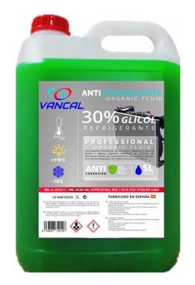 Anticongelante refrigerante orgánico 30% - Vancal