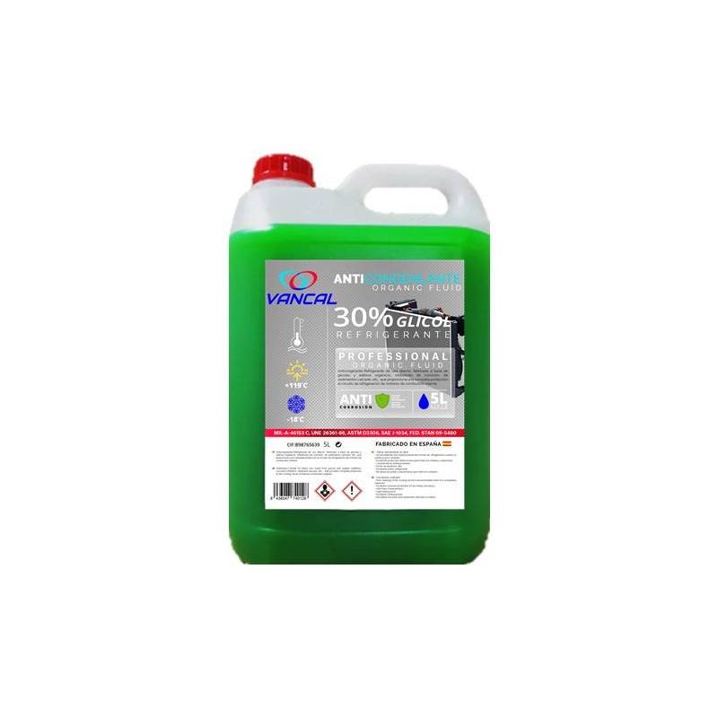 Anticongelante refrigerante orgánico 30% 5L - Vancal-Anticongelantes-Handcar