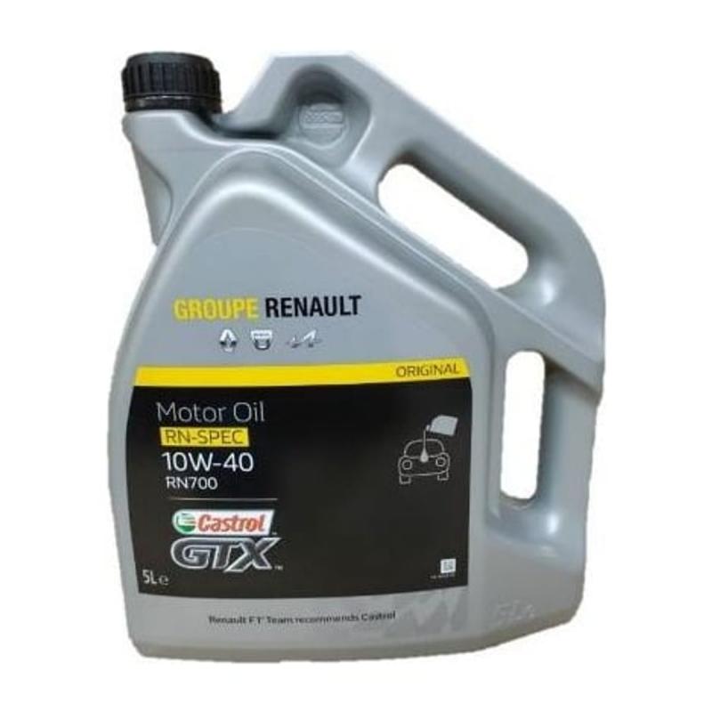 Aceite de motor semisintético 10W40 5L - Castrol Renault Original RN0700