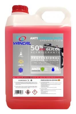 Anticongelante G12 y G12+ (G12 Plus) orgánico al 50 % - Vancal