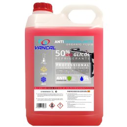 Anticongelante refrigerante orgánico G12 50% 5L - Vancal