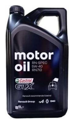 Aceite de motor sintético 5W40 5L - Castrol Renault Original RN0710
